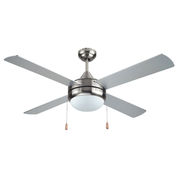 Black & Decker 52'' 4 - Blade Standard Ceiling Fan with Pull Chain and Light Kit Included BCF5252 - main